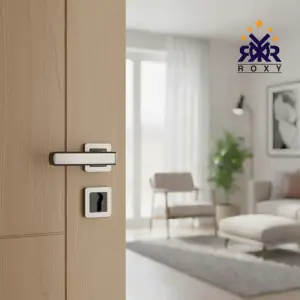 مقبض باب ROXY- بإطار أسود أنيق