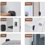 رداد باب جداري مربع على لصق بألوان متعددة – الأمان والأناقة في تصميم واحد