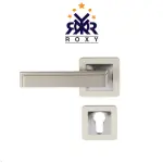 مسكة باب بلون النيكل الفاتح فاتح بتصميم مربع عصري جودة عالية بسعر منافس