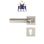 مسكة باب معدني ثنائي اللمعة بتصميم فاخر  وجودة عالية