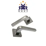 مقبض باب سيلفر بتصميم مستطيل بلمسة كروم