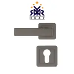 مقبض باب برنزي مطفي بتصميم مستطيل عريض