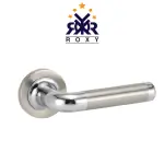 مقبضROXY معدني- بلون مزدوج كروم ونيكل