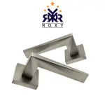 مسكة باب بلون النيكل ساتان بتصميم مستقيم عصري وجودة عالية