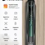 مسكة باب ذكية مع كيلون RE 036 MAT.BLK