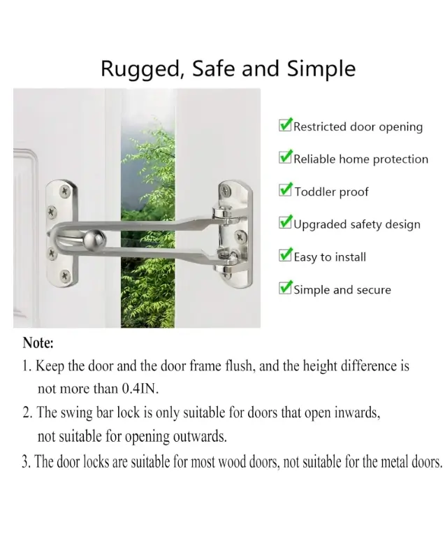 قفل أمان للأبواب