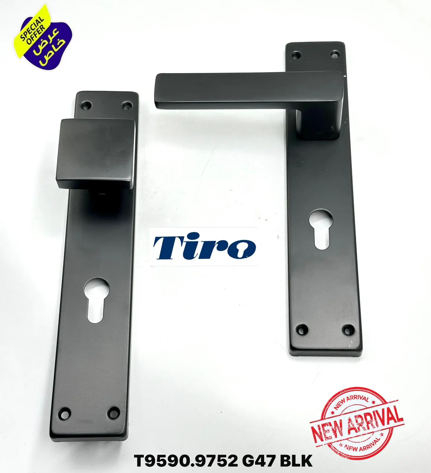 مسكة باب ثابت متحرك  T9590.9752 G47 BLK