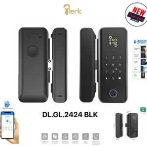 مسكة باب زجاج إلكترونية – DL.GL.2424 BLK