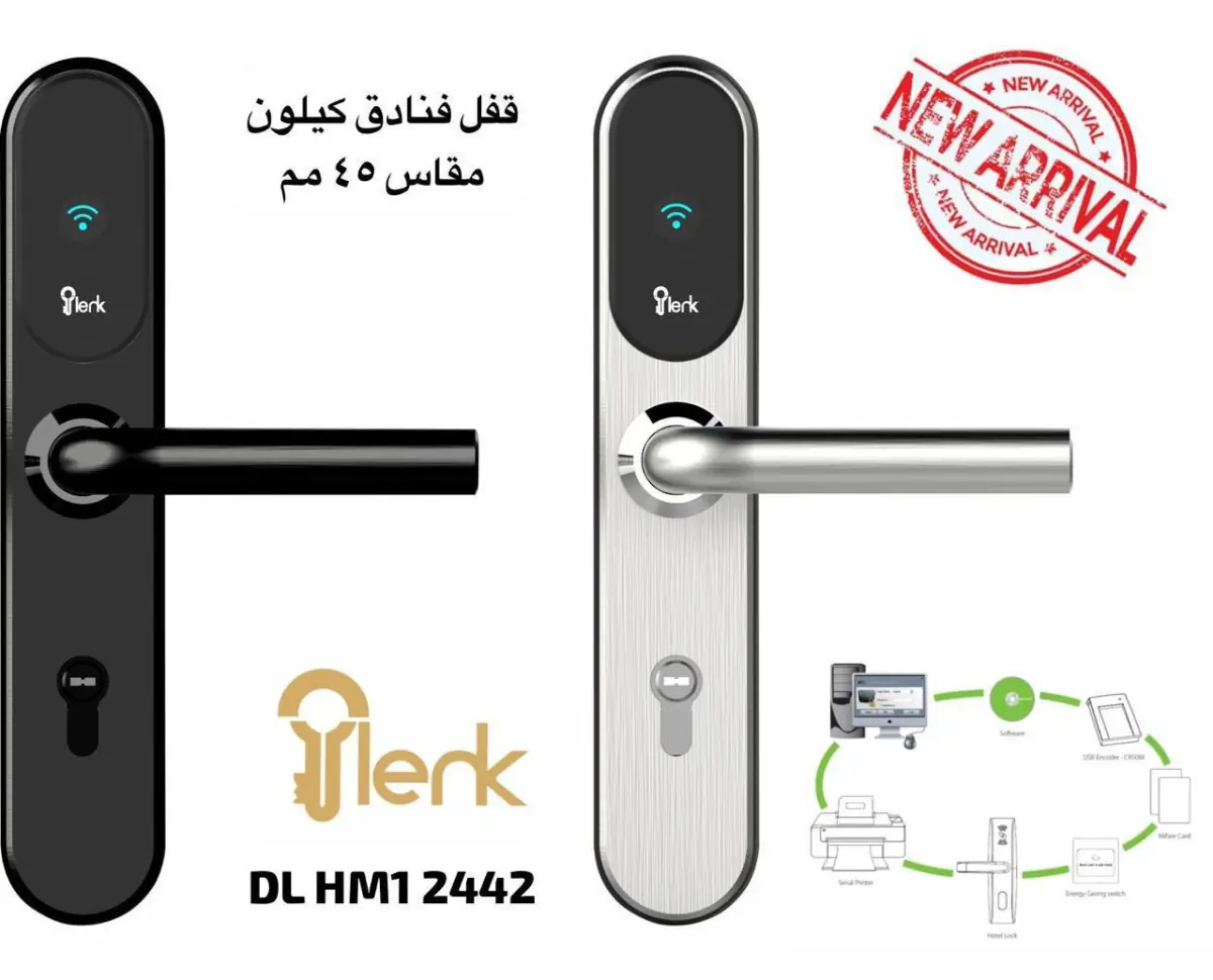 قفل فندقي ذكي Slenk ZZ8031 – أعلى مستوى من الأمان وإدارة الدخول