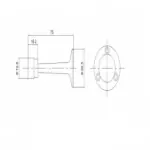 صدّادة باب جدارية D 3817