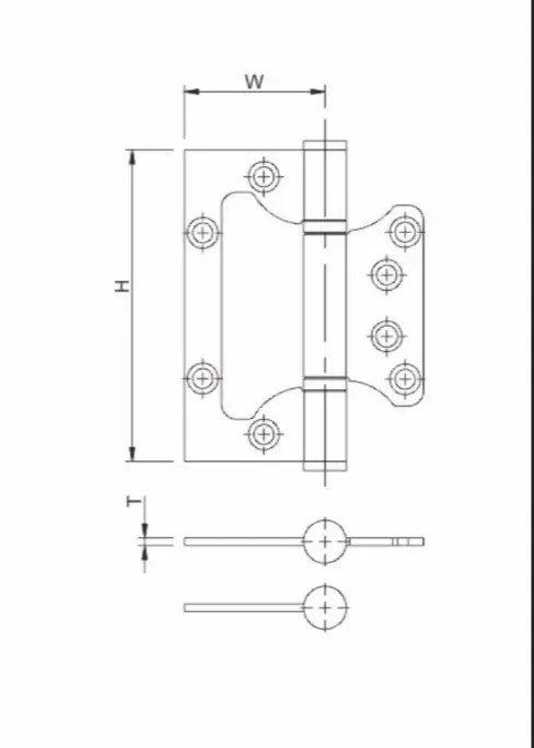 مفصلة أبواب ستانلس ستيل تجمع بين  القوة، الأناقة، وطول العمر