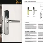 قفل فندقي ذكي Slenk ZZ8031 – أعلى مستوى من الأمان وإدارة الدخول