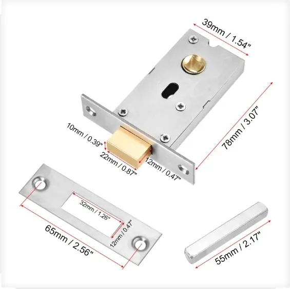 كيلون باب حمام استنلستيل