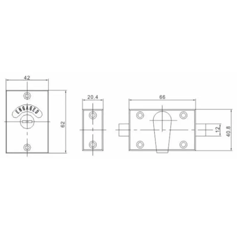 قفل دورة مياه