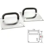 مقبض باب مربع استيل