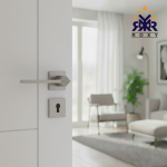 ROXY Door Handle – Elegant Silver Design