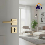 Luxury Matte Gold Linear Door Handle 3