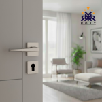 مسكة باب نيكل ساتان بتصميم مستقيم عصري