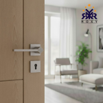 ROXY Door Handle – Elegant Silver Design