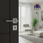 ROXY Door Handle – Elegant Silver Design