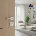 Elegant Curved Metal Door Handle