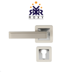 Modern Square Light Nickel Door Handle
