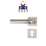 مسكة باب معدني ثنائي اللمعة بتصميم فاخر