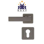 مقبض باب برنزي مطفي بتصميم مستطيل عريض