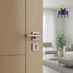 Slim Silver Door Handle