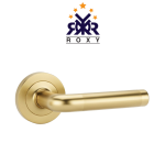 مقبض باب ذهبي اسطواني فاخر