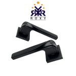 مسكة باب أسود مطفي بتصميم انسيابي عصري