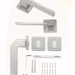 Slim Silver Door Handle