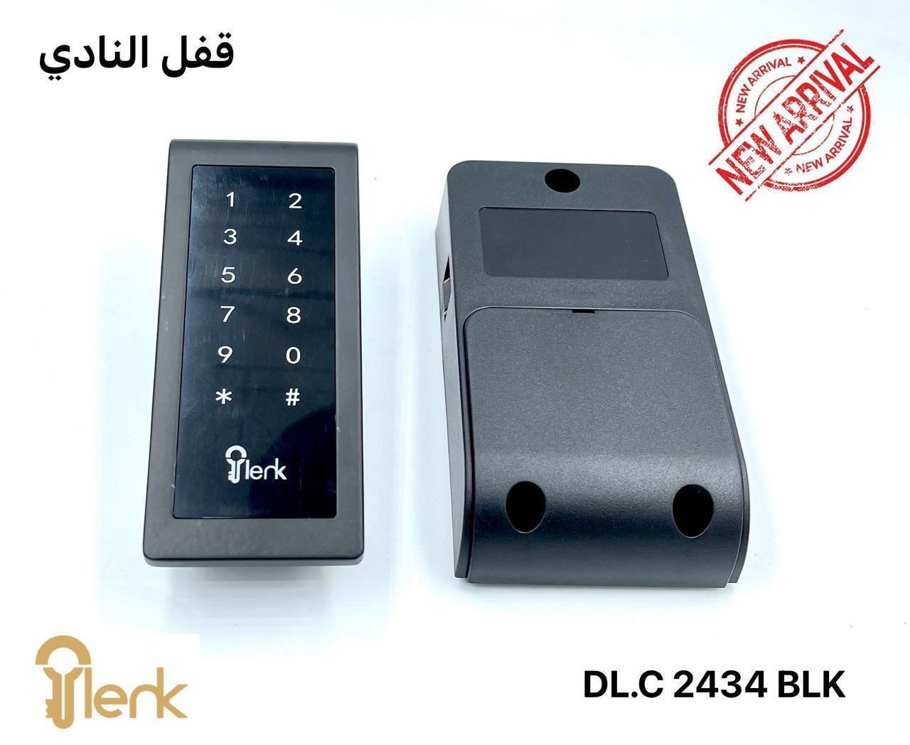 قفل نادي إلكتروني Jlerk DL.C 2434 BLK – لوحة أرقام رقمية – أمان عالي للأندية والصالات والخزائن