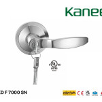 قفل باب بمقبض Kanee KD F 7000 SN – ستانلس ستيل – معتمد UL – قفل عالي الأمان للأبواب الخشبية والحديدية