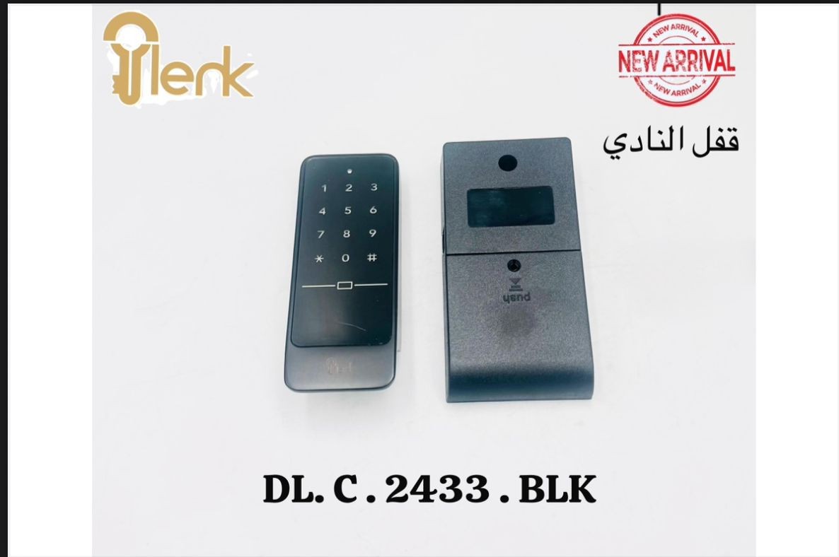 قفل نادي إلكتروني Jlerk DL.C 2433 SS – لوحة أرقام رقمية – ستانلس ستيل – أمان عالي لخزائن النوادي والصالات