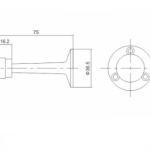 صدّادة باب جدارية D 3817
