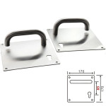 مقيض باب مربع استيل