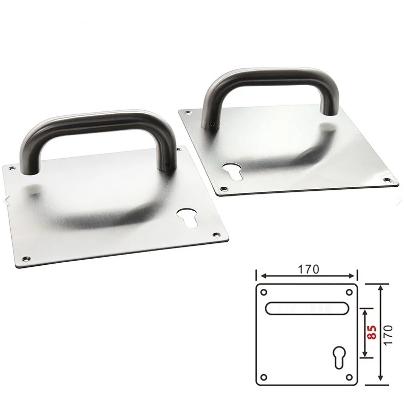 مقيض باب مربع استيل